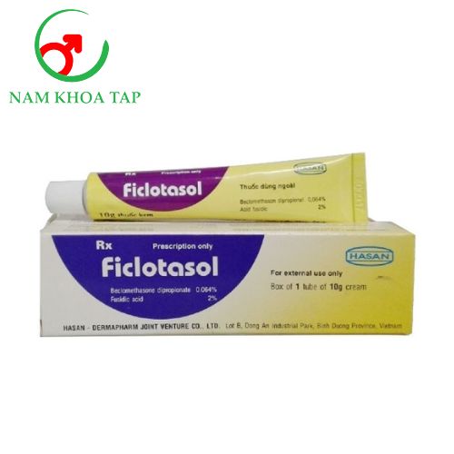 Ficlotasol Cream 10g Hasan-Dermapharm - Điều trị các viêm nhiễm trên da