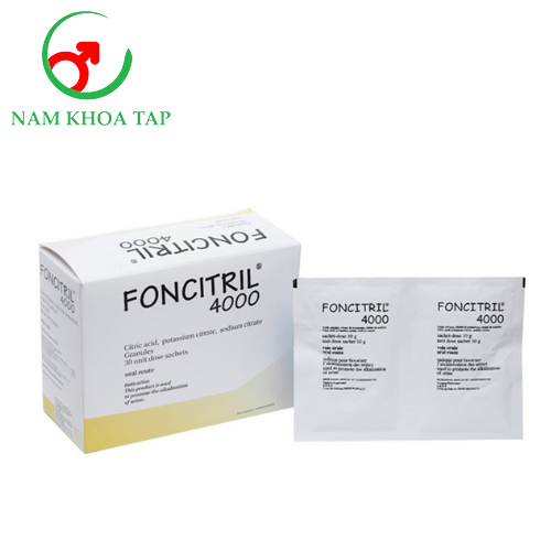 Foncitril 4000 Galien Pharma - Ngăn ngừa việc hình thành sỏi