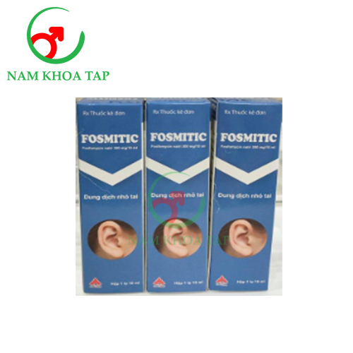 Fosmitic 300mg/10ml CPC1HN - Thuốc trị viêm tai hiệu quả