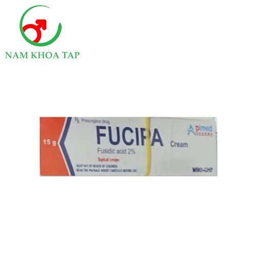 Fucipa Cream 15g Apimed - Ðiều trị các nhiễm trùng da
