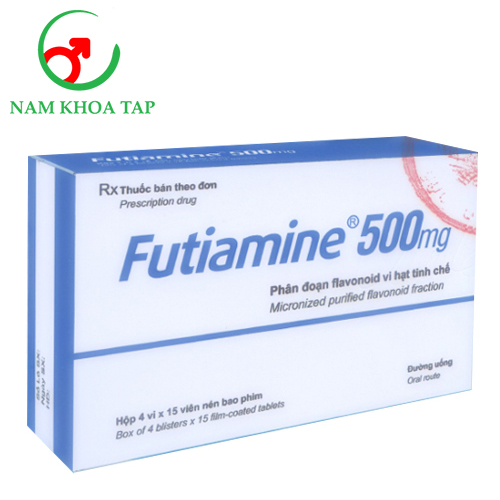 Futiamine 500mg - Thuốc điều trị giãn tĩnh mạch thừng tinh hiệu quả