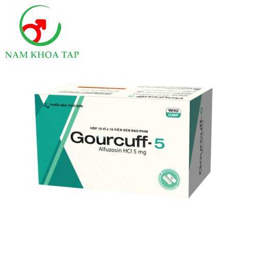 Gourcuff-5mg Davi Pharm - Giảm phì đại u tiền liệt tuyến lành tính