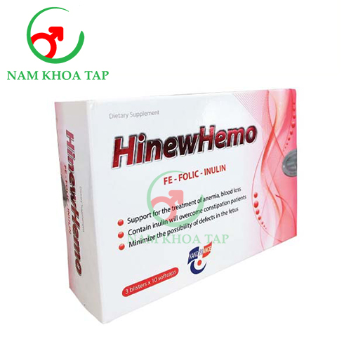 HinewHemo Vinphaco - Bổ sung dưỡng chất cho mẹ bầu