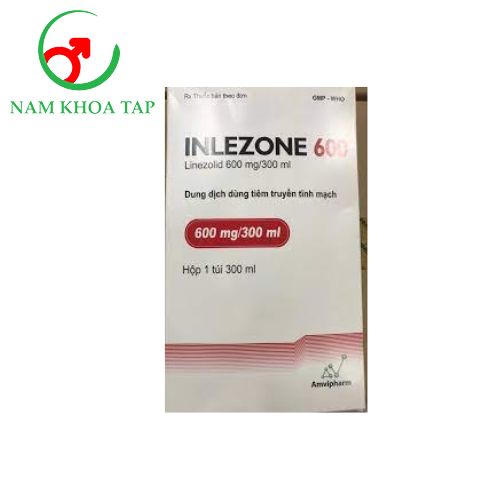 Inlezone 600 Amvipharm - Thuốc trị ký sinh trùng, chống nhiễm khuẩn