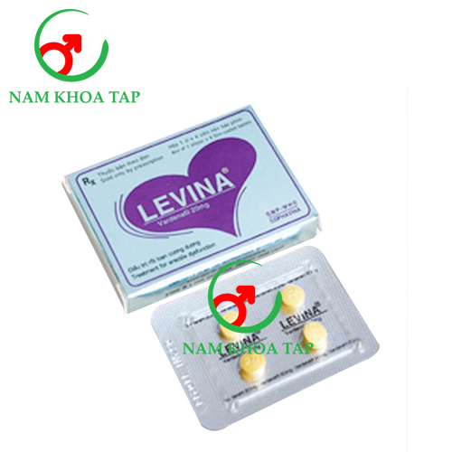 Levina 20mg - Thuốc điều trị rối loạn cương dương ở nam giới hiệu quả