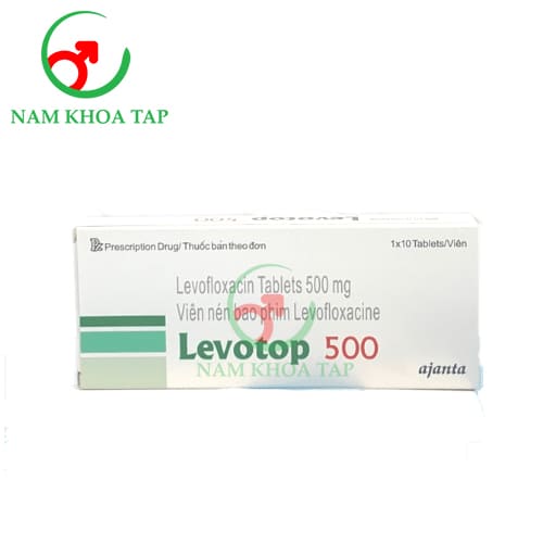 Levotop 500 Ajanta - Thuốc điều trị nhiễm khuẩn của Ấn Độ