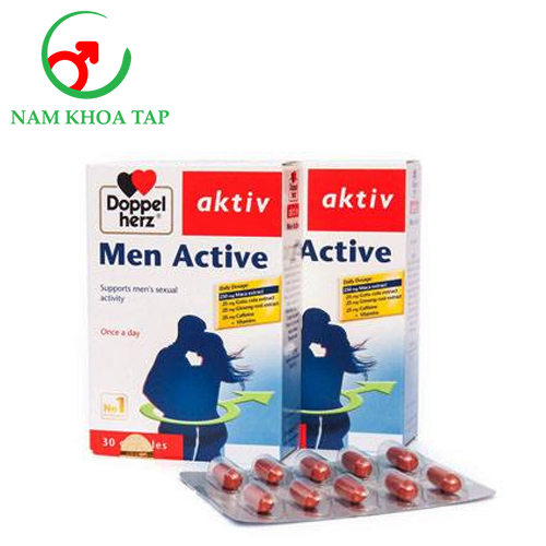 Doppelherz aktiv Men Active - Giúp bổ thận, làm chậm quá trình mãn dục nam