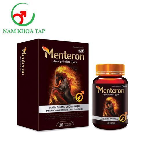 Menteron - Viên uống tăng cường sinh lý nam của Santex