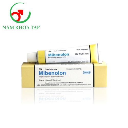 Mibenolon 15g Hasan-Dermapharm - Điều trị viêm da, dị ứng da, vẩy nến