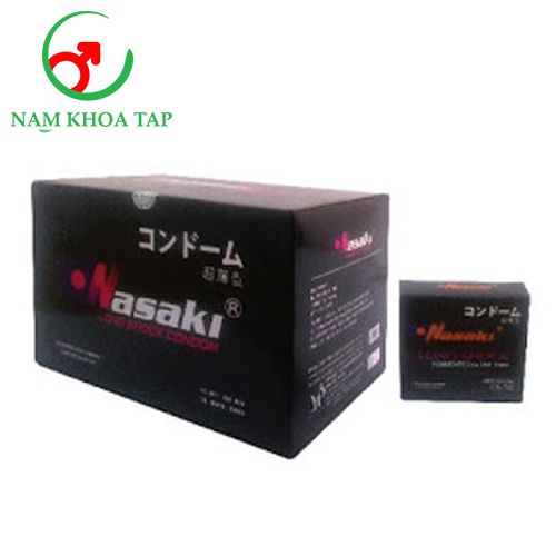 Nasaki - Bao cao su siêu mỏng hộp 3 cái của Nhật