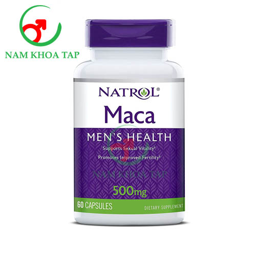 Natrol Maca Men's Health 500mg - Cải thiện sinh lý nam