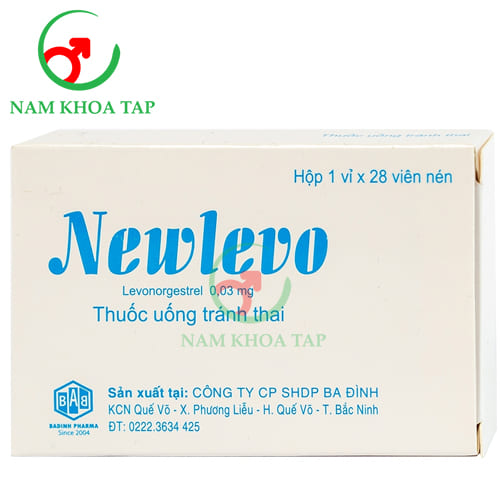Newlevo 0,03mg Ba Đình - Thuốc tránh thai hiệu quả