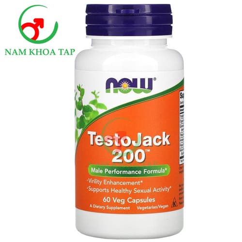 Now TestoJack 200mg (60 viên) - Tăng cường sinh lý nam
