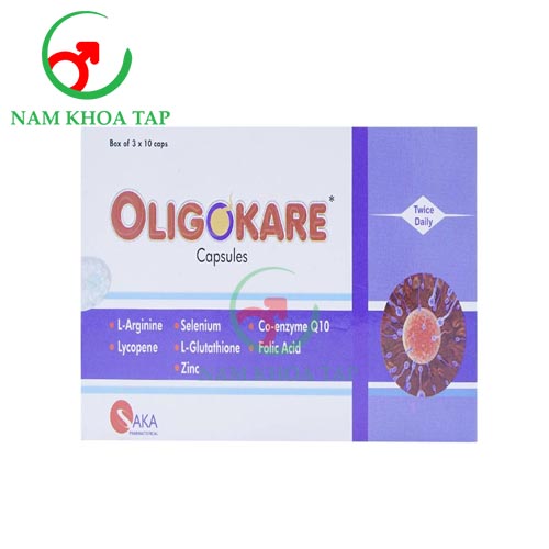 Oligokare Aka - Bổ tinh trùng, hỗ trợ thụ thai ở nam giới hiệu quả