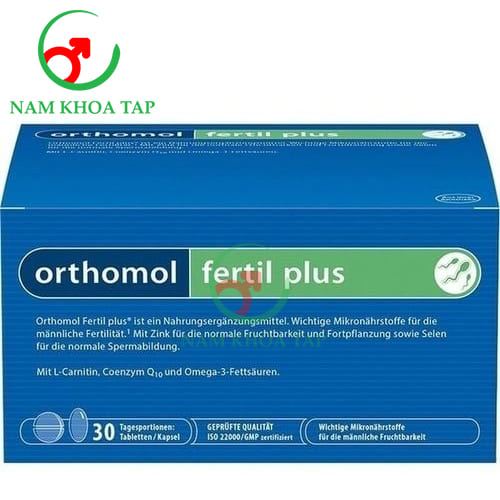 Orthomol Fertil Plus - Cải thiện chất lượng tinh trùng