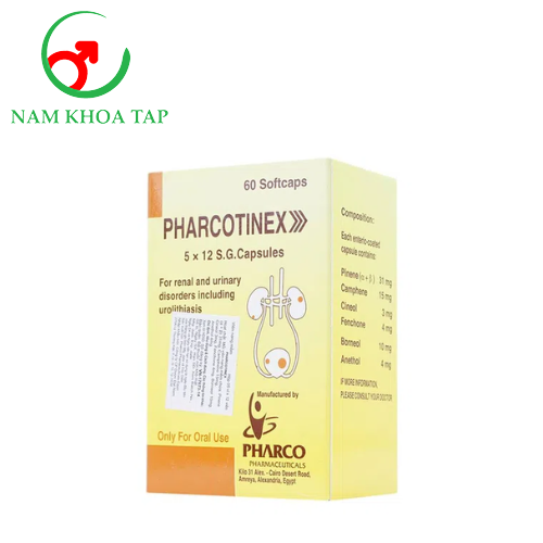 Pharcotinex Pharco Pharmaceuticals - Điều trị rối loạn bệnh thận và tiết niệu