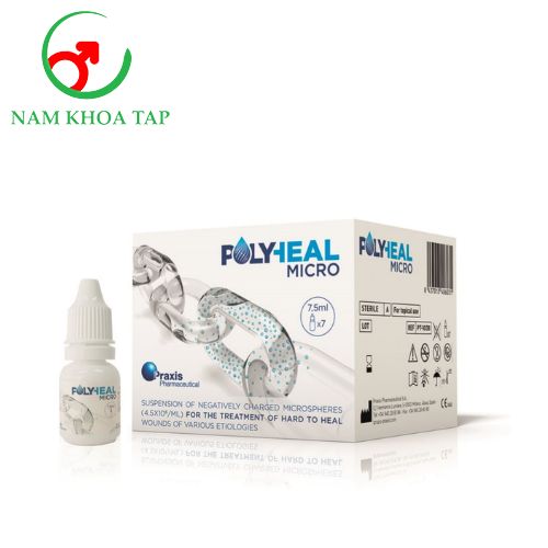 Polyheal Micro 7,5ml Praxis Pharmaceutical - Giúp kích thích quá trình làm lành vết thương