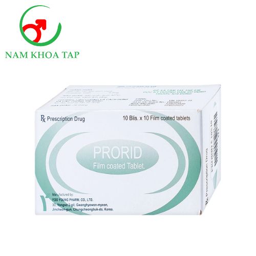 Prorid 5mg Yoo Young IL Pharm - Điều trị các triệu chứng tăng sản tuyến tiền liệt lành tính