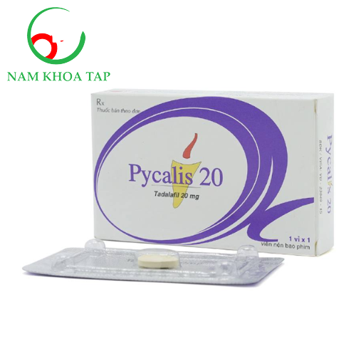 Pycalis 20mg Pymepharco - Thuốc điều trị rối loạn cương dương và xuất tinh