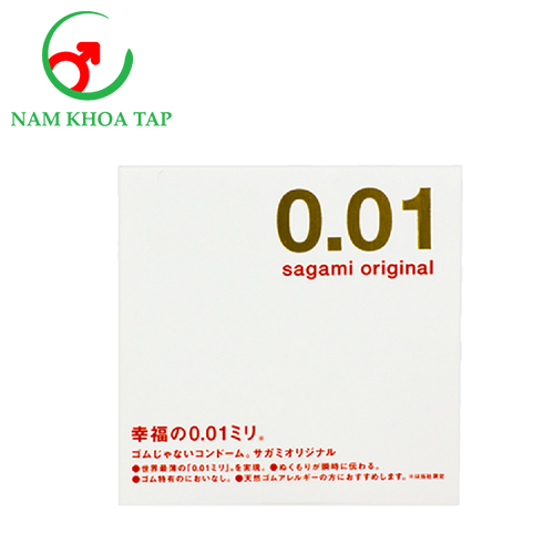 Bao cao su Sagami Original 0.01 siêu mỏng hộp 1 cái