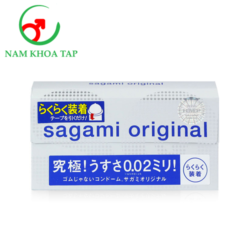 Sagami Original 0.02 quick bao cao su siêu mỏng hộp 6 cái