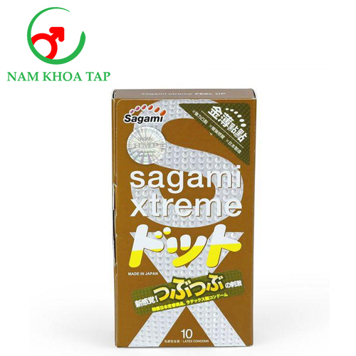 Sagami Xtreme - Bao cao su màu da siêu mỏng có gân gai của Nhật Bản