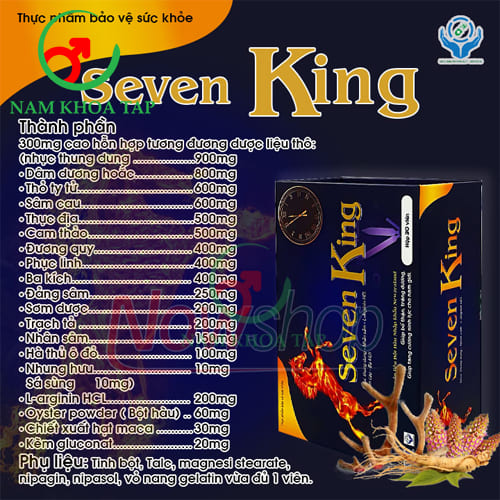 Seven King Tradiphar - Giúp tăng cường sinh lực hiệu quả