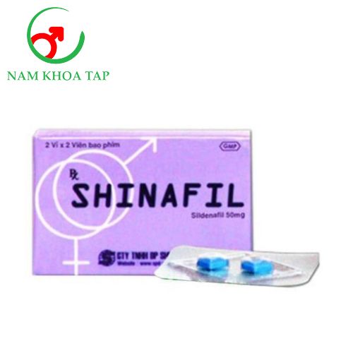 Shinafil 50mg Shinpoong Daewoo - Điều trị liệt dương, rối loạn dương cương dành cho nam giới