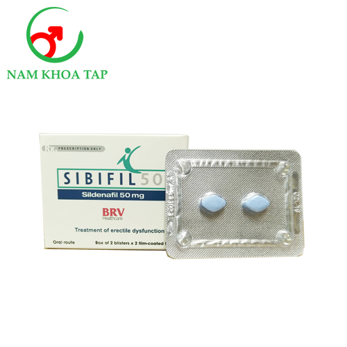 Sibifil 50 - Thuốc điều trị rối loạn cương dương hiệu quả