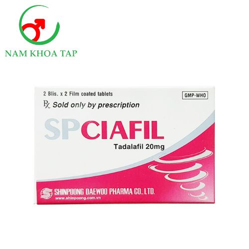 SP Ciafil - Thuốc điều trị rối loạn cương dương cho nam giới