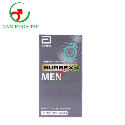 Surbex Natural Men Abbott - Hỗ trợ tăng cường sinh lý nam giới