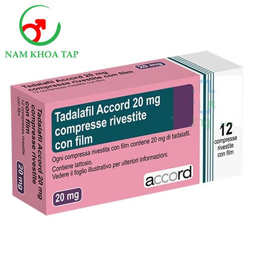 Tadalafil 20mg - Thuốc điều trị rối loạn cương dương nam giới của Anh