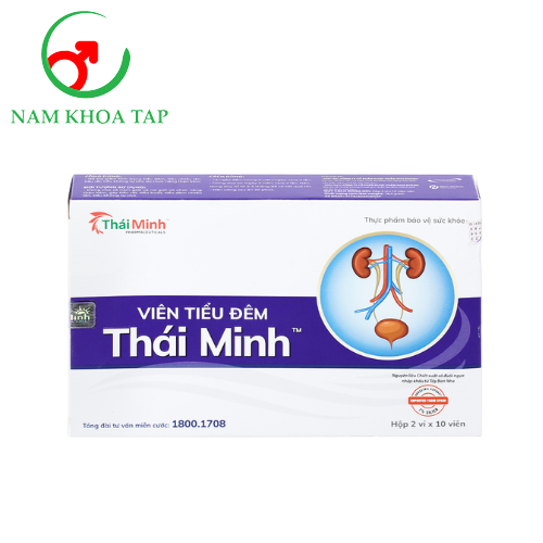 Viên tiểu đêm Thái Minh - Hỗ trợ giảm tình trạng tiểu đêm