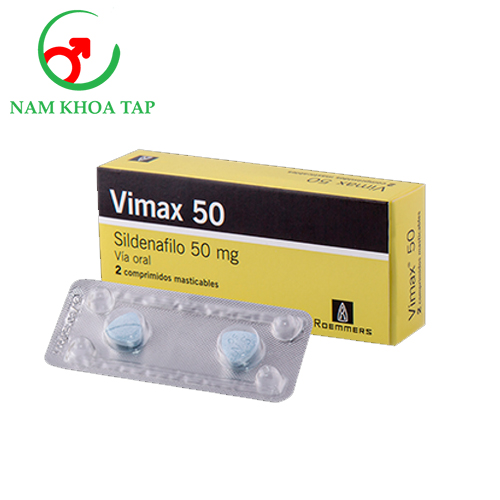 Vimax 50 - Thuốc điều trị rối loạn cương dương ở nam giới hiệu quả