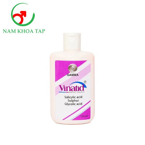 Vinatid Cleanser 150ml Gamma - Điều trị viêm da, mụn trứng cá
