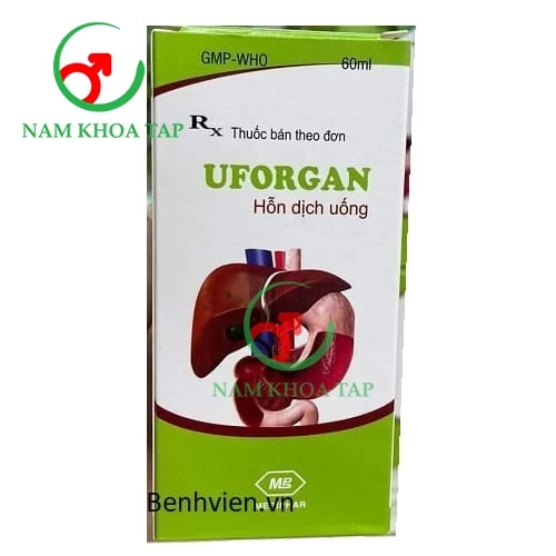 Uforgan - Ursodeoxycholic acid 250mg/5ml Mebiphar