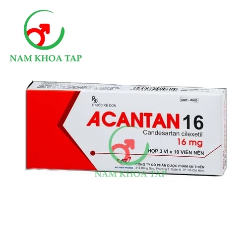 Acantan 16 - Thuốc điều trị tăng huyết áp