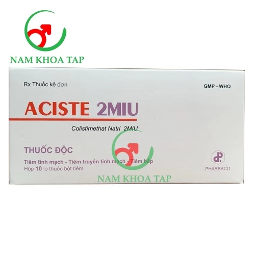 Aciste 2MIU Pharbaco - Điều trị nhiễm khuẩn nặng