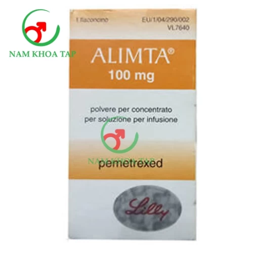 Alimta 100mg Lilly - Hỗ trợ điều trị bệnh ung thư phổi