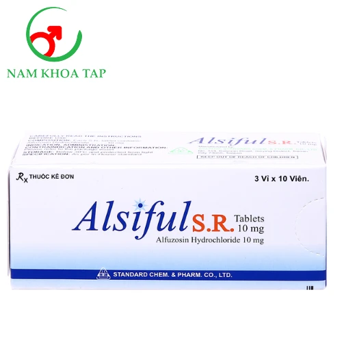 Alsiful S.R Standard Chem & Pharm - Điều trị các triệu chứng của bệnh phì đại tiền liệt tuyến lành tính