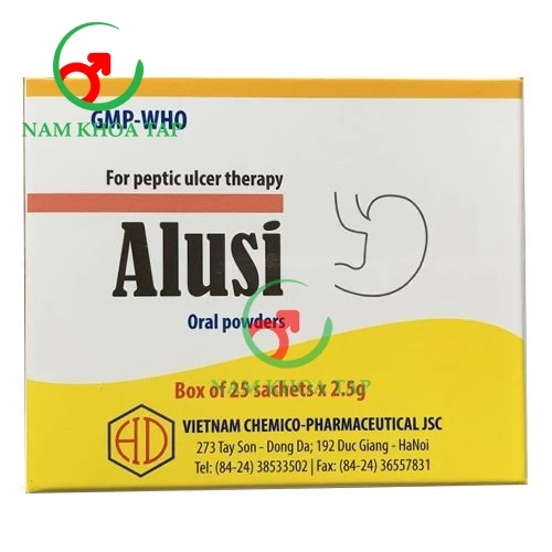 Alusi - Thuốc tăng tiết acid dịch vị dạ dày