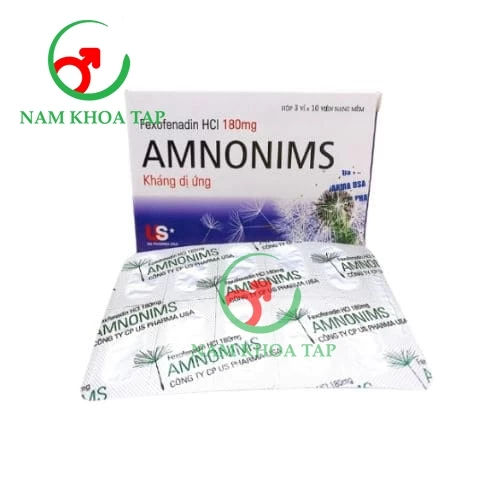 Amnonims - Fexofenadin HCl 180mg US Pharma USA