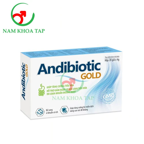 Andibiotic Gold Foxs USA- Giúp hỗ trợ cân bằng vi sinh đường ruột