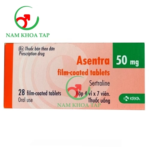 Asentra - Giúp giảm hưng phấn, điều trị xuất tinh sớm