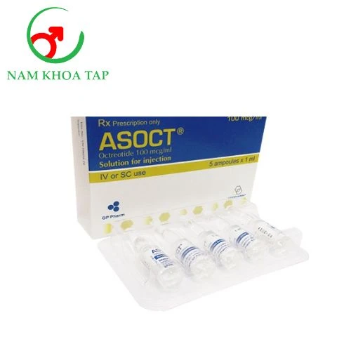 Asoct 100mcg/ml GP Pharm - Điều trị u nội tiết chức năng dạ dày, ruột non