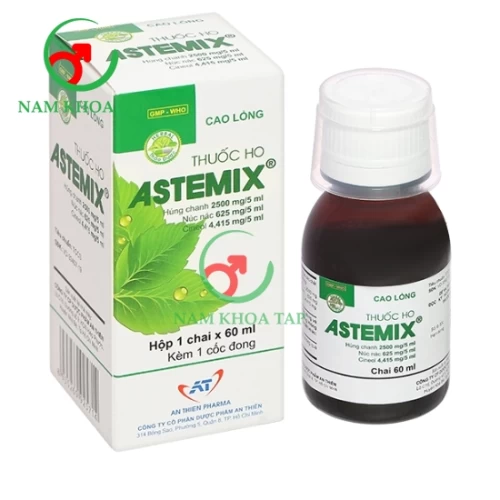 Thuốc ho Astemix - Thuốc ho cho trẻ em