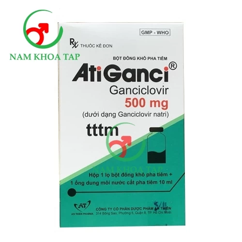 Atiganci 500mg An Thiên - Dự phòng và điều trị bệnh viêm võng mạc, viêm phổi, viêm thực quản do virus cự bào