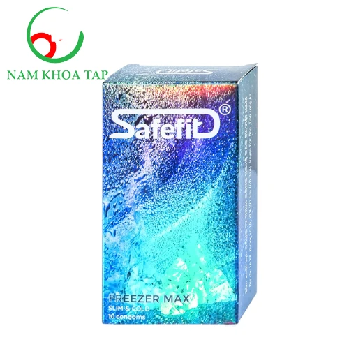 Bao cao su Safefit Freezer Max S52 (10 cái) - Bao cao su mát lạnh ngừa xuất tinh sớm