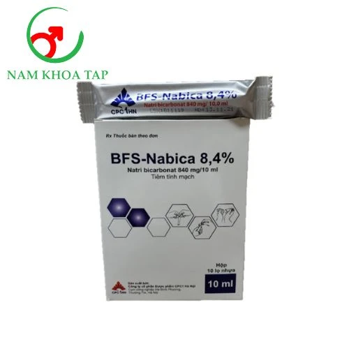 BFS-Nabica 8,4% CPC1 - Chỉ định cho những bệnh nhân bị nhiễm acid nặng