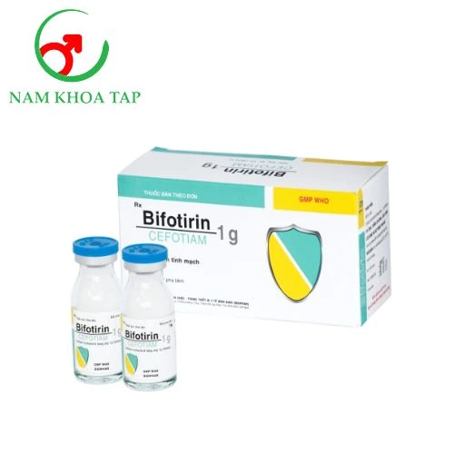 Bifotirin 1g Bidiphar - Điều trị Nhiễm trùng máu, nhiễm trùng vết bỏng và một số loại nhiễm trùng khác